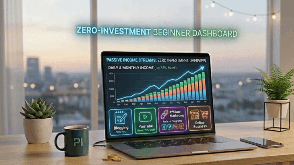 passive income without investment ideas for beginners