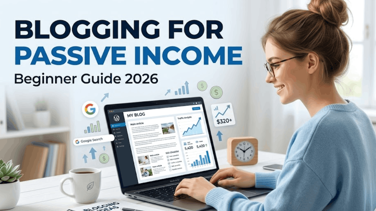blogging for passive income beginners guide