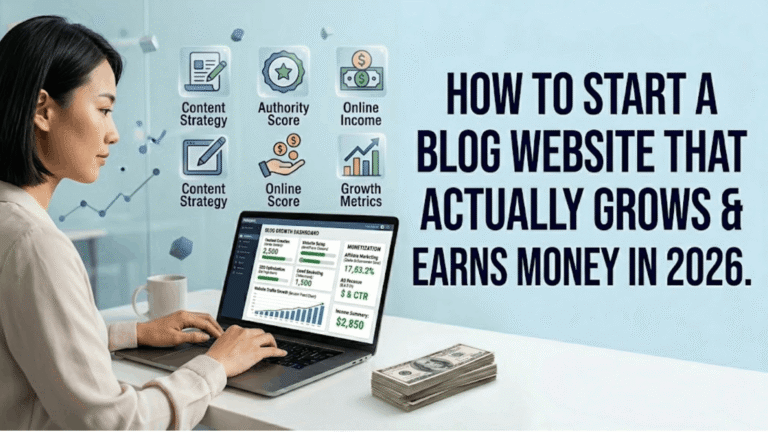 How to Start a Blog Website